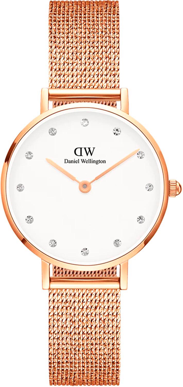 Наручные часы Daniel Wellington Petite 28 Pressed Melrose Lumine RG White