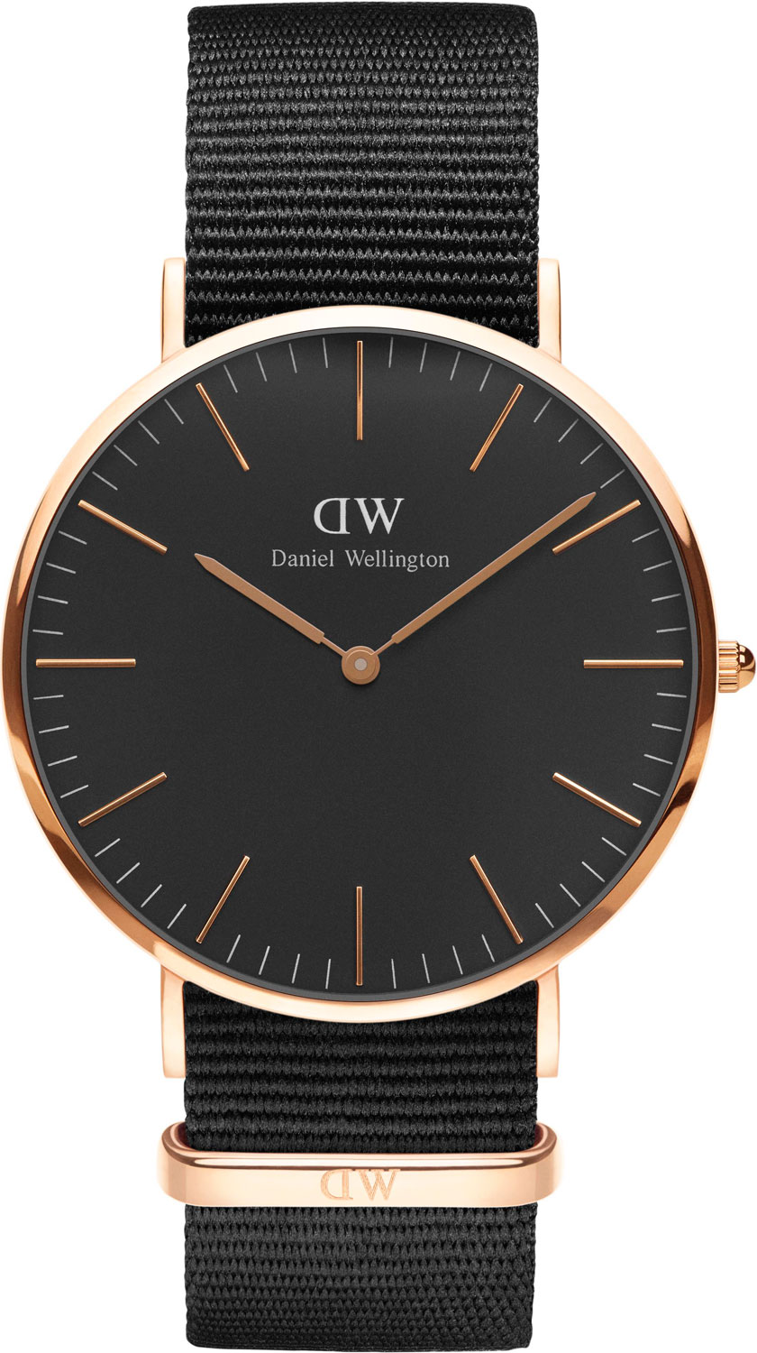 Наручные часы Daniel Wellington Classic 40 Cornwall RG Black