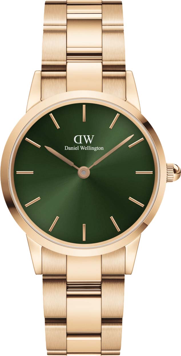 Наручные часы Daniel Wellington Iconic Link Emerald 28 RG Green
